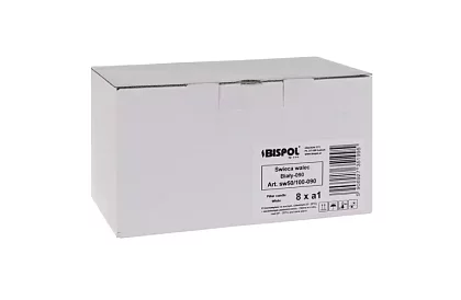 Biała cylindryczna świeca 10x5 cm – zestaw 8 sztuk