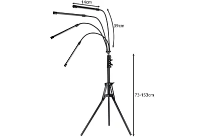 LED lampa do wzrostu roślin Quattro – z timerem i pilotem