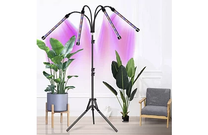 LED lampa do wzrostu roślin Quattro – z timerem i pilotem