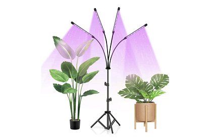LED lampa do wzrostu roślin Quattro – z timerem i pilotem