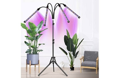 LED lampa do wzrostu roślin Quattro – z timerem i pilotem