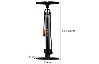 Pompa rowerowa 16 BAR / 230 PSI – z manometrem