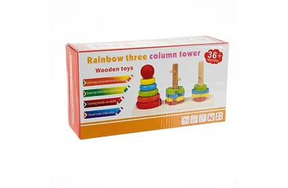 Drewniane układanki dla dzieci – sorter kształtów