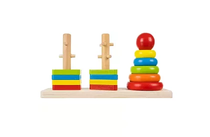 Drewniane układanki dla dzieci – sorter kształtów