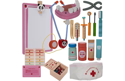 Lekarski zestaw dla dzieci z akcesoriami – mały doktor