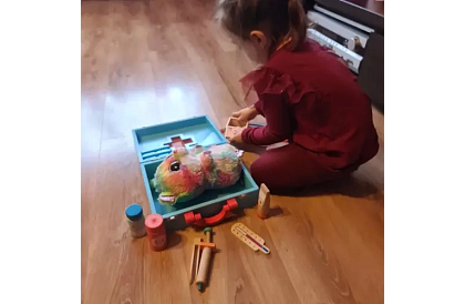 Lekarski zestaw dla dzieci z akcesoriami – mały doktor