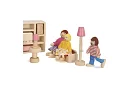 Drewniane lalki do domku dla dzieci – 7 szt.