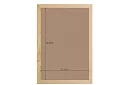 Ramka na obrazy 28 × 38 cm – sosna