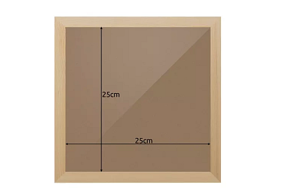 Ramka na obrazy 28,5 × 28,5 cm – sosna