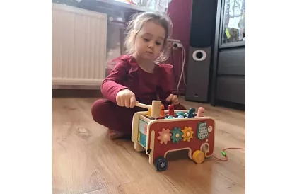 Drewniana wbijanka - Słoń