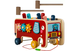 Drewniana wbijanka - Słoń