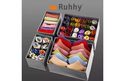 Organizator na bieliznę – zestaw 4 szt.