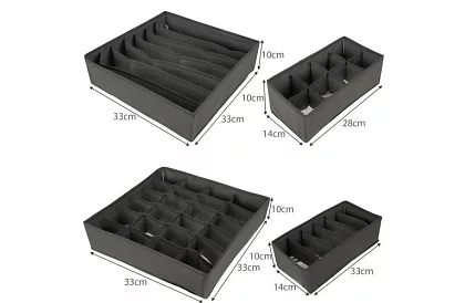 Organizator na bieliznę – zestaw 4 szt.