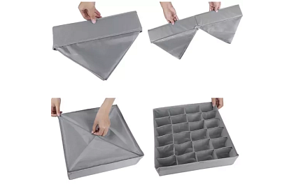 Organizator na bieliznę – zestaw 4 szt.