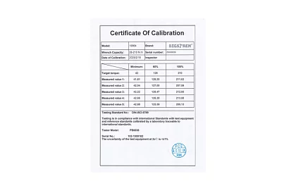 Momentowy klucz 1/2" - 28-210 Nm