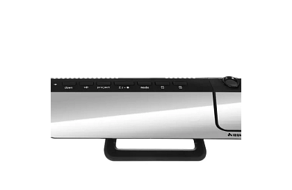 Zegar lustrzany z budzikiem i projektorem