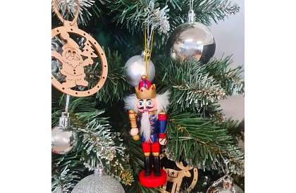 Zestaw drewnianych łamańców – Dekoracja świąteczna 5 szt.