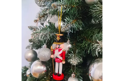 Zestaw drewnianych łamańców – Dekoracja świąteczna 5 szt.