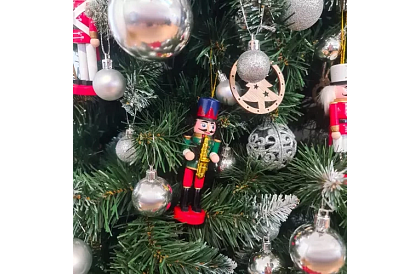 Zestaw drewnianych łamańców – Dekoracja świąteczna 5 szt.