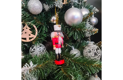 Zestaw drewnianych łamańców – Dekoracja świąteczna 5 szt.