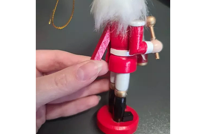 Zestaw drewnianych łamańców – Dekoracja świąteczna 5 szt.