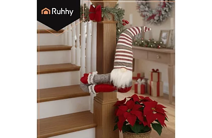 Świąteczny krasnal - skrzat 60 cm