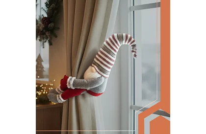 Świąteczny krasnal - skrzat 60 cm