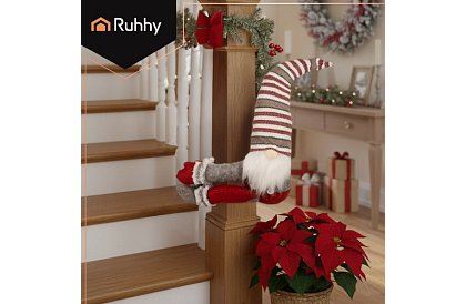 Świąteczny krasnal - skrzat 60 cm