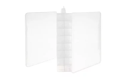 Plastowa walizka - organizer na samochodziki