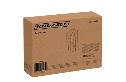 Plastowa walizka - organizer na samochodziki