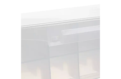 Plastowa walizka - organizer na samochodziki