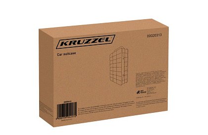 Plastowa walizka - organizer na samochodziki