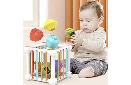 Kostka sensoryczna – edukacyjna zabawka dla dzieci