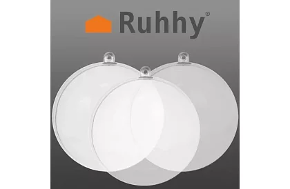 Przezroczyste kule składane 12 szt. – kreatywny zestaw