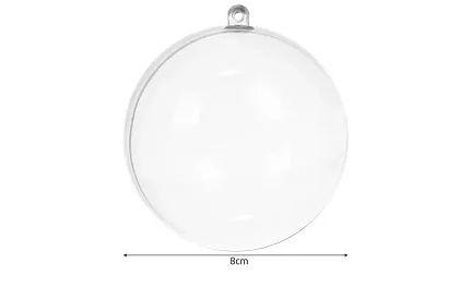 Przezroczyste kule składane 12 szt. – kreatywny zestaw