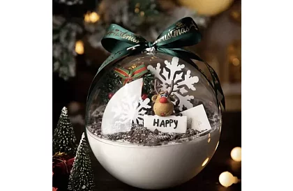 Przezroczyste kule składane 12 szt. – kreatywny zestaw