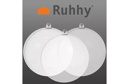 Przezroczyste kule składane 12 szt. – kreatywny zestaw