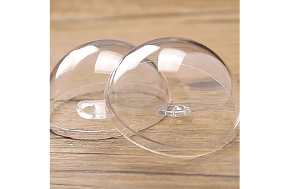 Przezroczyste kule składane 12 szt. – kreatywny zestaw