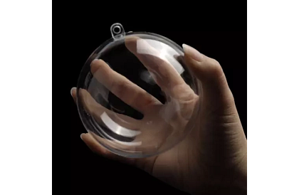 Przezroczyste kule składane 12 szt. – kreatywny zestaw