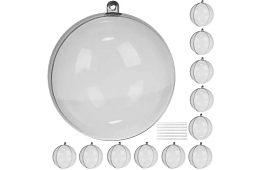 Przezroczyste kule składane 12 szt. – kreatywny zestaw
