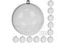 Przezroczyste kule składane 12 szt. – kreatywny zestaw