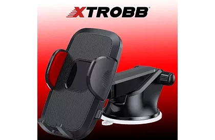 Uchwyt telefonu do samochodu z przyssawką -  4 - 7 cali