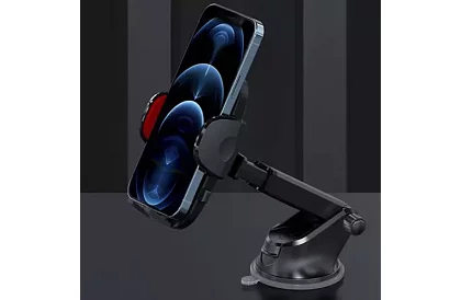 Uchwyt telefonu do samochodu z przyssawką -  4 - 7 cali