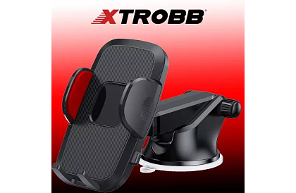 Uchwyt telefonu do samochodu z przyssawką -  4 - 7 cali