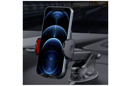 Uchwyt telefonu do samochodu z przyssawką -  4 - 7 cali