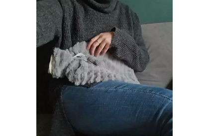 Termofor – butelka grzewcza z pluszowym pokrowcem – 2 l