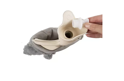 Termofor – butelka grzewcza z pluszowym pokrowcem – 2 l