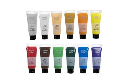 12 Farb akrylowych - każda po 100 ml