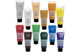 12 Farb akrylowych - każda po 100 ml