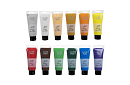 12 Farb akrylowych - każda po 100 ml